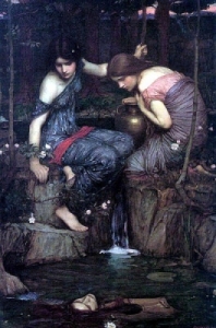 Nymphs Finding the Head of Orpheus, by John William Waterhouse (1900)