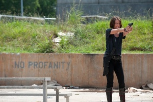 Lauren Cohan as Maggie Greene in AMD's The Walking Dead